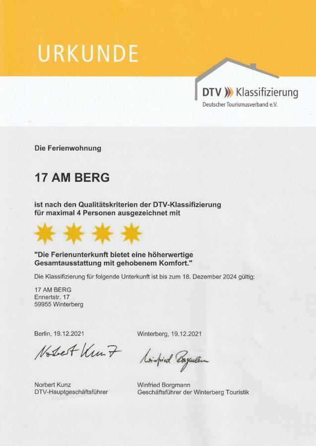Ferienwohnung 17 Am Berg Winterberg Exterior foto